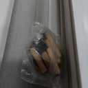 DIYHD 72X96in Interior Double White Accordion Door for Big Opennings,Bi Folding Closet Door, Includes Mounting Hardware, Handle, Latch, Doors Close Middle