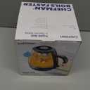 Chefman Electric Kettle with Tea Infuser, Compact 1L (4 Cups), 1500W, Removable Lid for Easy Cleaning, Boil-Dry Protection, Stainless Steel Filter, BPA Free, Auto Shut Off, Small Electric Tea Kettle (Black)