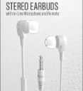 Acoustix Stereo Ear Buds with Microphone - White