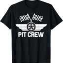 Pit Crew Vintage Race Car Lover Racing Fan Racer T-Shirt