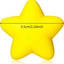 Blulu 30 Pieces Star Stress Ball Bulk Mini Foam Stress Relief Squeeze Ball Toys for School Carnival Reward, Student Prizes, Party Bag Fillers, Hand Exercise