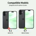 BLEUM CADE 3 Pack Camera Lens Protector for iPhone 16 Plus, Full Coverage, Anti-Scratch, 9H Hardness Tempered Glass
