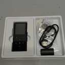 128GB MP3 Player with Bluetooth 5.2, AiMoonsa Music Player with Built-in HD Speaker, FM Radio, Voice Recorder, HiFi Sound, E-Book, Earphones Included