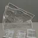 4-Pack Heavy Duty Vinyl Zippered Closet Square Storage Bags (Clear) for Sheets, Arts & Crafts, Toys and Much More! (12" x 15" x 5") 3.9 Gallon