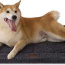 Joydeco Low Profile Dog Crate Mat Reversible Bed Pad, Washable Dog Pad Mat with Ultra Soft Fleece, Compact Design Kennel Beds Mats for Large Medium Small Pets, 35" x 23" Dark Gray