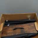 GYIIYUO 2 Drawer File Cabinet with 24'' Extended Desktop, Mobile Filing Cabinet, Rolling File Cabinet with Side Bag, Fabric Drawer, Fits A4/Letter Size, Printer Stand Home Office, Light Brown