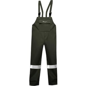 Men's Waterproof Rain Bib Overalls - Windproof Adjustable Outdoor Fishing Workwear Pants