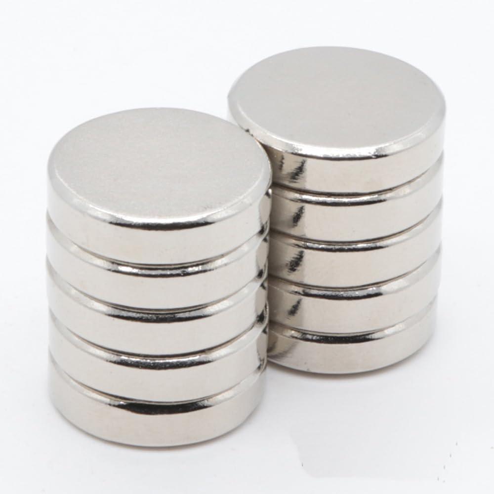 10pcs 20x5 mm Magnetic Rare Earth Magnets 20mmx5mm disc Magnet 20x5mm Magnet 20 * 5mm Refrigerator Magnets, Fridge, Office, Whiteboard Magnets for Crafts,Office, Kitchen