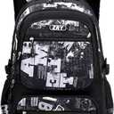 Rolling Backpack for Boys School Backpack with Wheels for Boys Wheeled Bookbags Trolley School Bags for Teens Girls, 6 Wheels