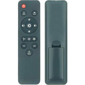 AULCMEET New Replacement Universal Remote Control fit for PINFM Ceiling Fan with Lights Low Profile Flush Mount Ceiling Fans Black