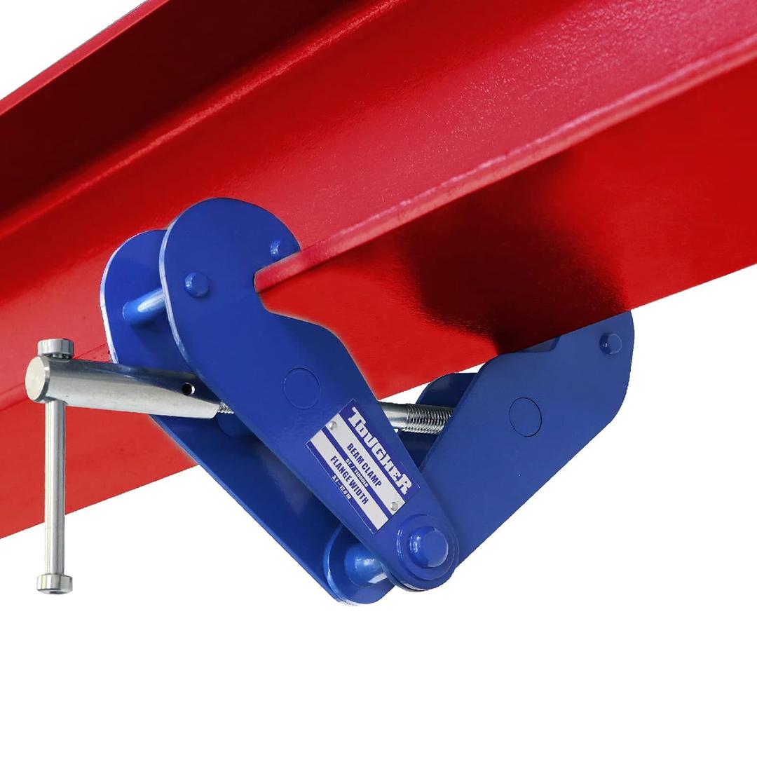 Beam Clamp, 11000lbs/5ton Capacity I Beam Lifting Clamp 3.1-12.6Inch Opening Flange Width Range Beam Clamp for Lifting Rigging