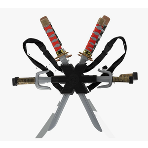 Morph Red Ninja Swords for Kids with Back Strap Costume Ninja Costume Accessories for Kids