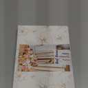 EASY JOY Crepe Paper Flowers Banner White Blush Pink Paper Flower Banner Spring Hanging Paper Flower Garland Paper Leaves Banner for Spring Birthday Wedding Home Decorations