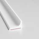 Silicone Shower Threshold Water Dam, Kitchen Sink Splash Guard, Shower Barrier Water Dam(98inch) (White)