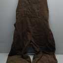 AMEBELLE Corduroy Overalls for Women Barrel Wide Leg Bib Corduroy Pants Women Adjustable Romper Jumpsuit with Pockets, L