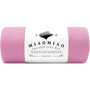 MIAOMIAO Non-Slip Hot Yoga Towel Set,Super Absorbent Microfiber in, 24.5" x 72" - Anti-Slip, Injury Free Design for Pilates, Yoga Mats, Exercise, and Fitness Gear