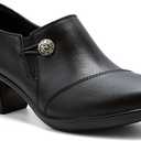 UZB Women's Slip-On Loafer Zip Leather Pump Shoes 11