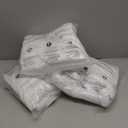 10x10ft Wrinkle Free White Backdrop Curtain for Parties Soft Fabric Drapes Wedding White Curtain Backdrop for Birthday Party Decorations Background for Photography 5x10ft, 2 Panels