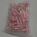 Patelai 100 Pieces 1.2 ml Clear Mini Lip Gloss Tube Refillable Empty Lip Balm Gloss Containers for DIY Makeup, Pink