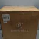 Giraffe Tools Retractable Hose Reel with 1/2 Inch x 100FT, Heavy Duty Ground Mount Garden Hose Reel, Automatic Rewind,with 9-Function Sprayer Nozzle & Flexible Swivel Base