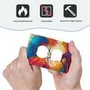 Colorful Abstract Life Tree Light Switch Cover 1 Gang Outlet Plate Single Duplex Wall Plate Covers Decorative Switchplate Covers Electrical Faceplate for Home Decor