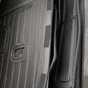 ANBINGO Floor Mats & SeatBack Cargo Liner | CX90 2024-2025 6 Passenger | 2nd Row with Bucket Seat or Captain Seat | (50/50 Velcro Tape Fixed Backmats) TPE 3 Rows Waterproof Car Mat