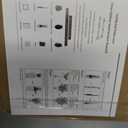 6FT Artificial Palm Tree, Tall Faux Palm Tree Indoor with Black Fake Plants Tall, Artificial Plants with Lifelike Leaves for Home Office Decor (Black)