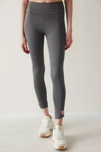 Women Legging Color Grey Size S