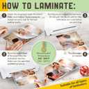 Matte Thermal Laminating Pouches, 11.5 x 17.5 Inches, Matte Finish, 3 Mil Thick, 50 Pack, Suited for Menu Size Laminating Sheets 11 x 17