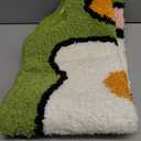 Animal Bathroom Rug, Soft Microfiber Bath Mat Non Slip Shower Rug Water Absorption Rug for Bathtub Cartoon Bath Rug for Kids Washable Floor Mat, 20 x 31 Inches, Green