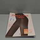 JIZ Translucent Fleece Lined Tights Women, Thermal Tights for Women Winter, Pantyhose Leggings, Warm Sheer Tights for Women Winter (Small, Black)