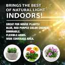 Bell+Howell Growburst 24 Indoor Plant Growing Lamp with 8 Brightness Settings, 3 Light Modes Including Full Spectrum UV Light As Seen On TV (Medium - 3 Heads)