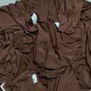 CWK 4FT Waterproof Stretch Spandex Table Cover for Rectangular Tables - Elastic Fitted Tablecloth for Folding Tables,Wrinkle Resistant Table Cloth for Parties, Weddings, Banquets & Events (Coffee)