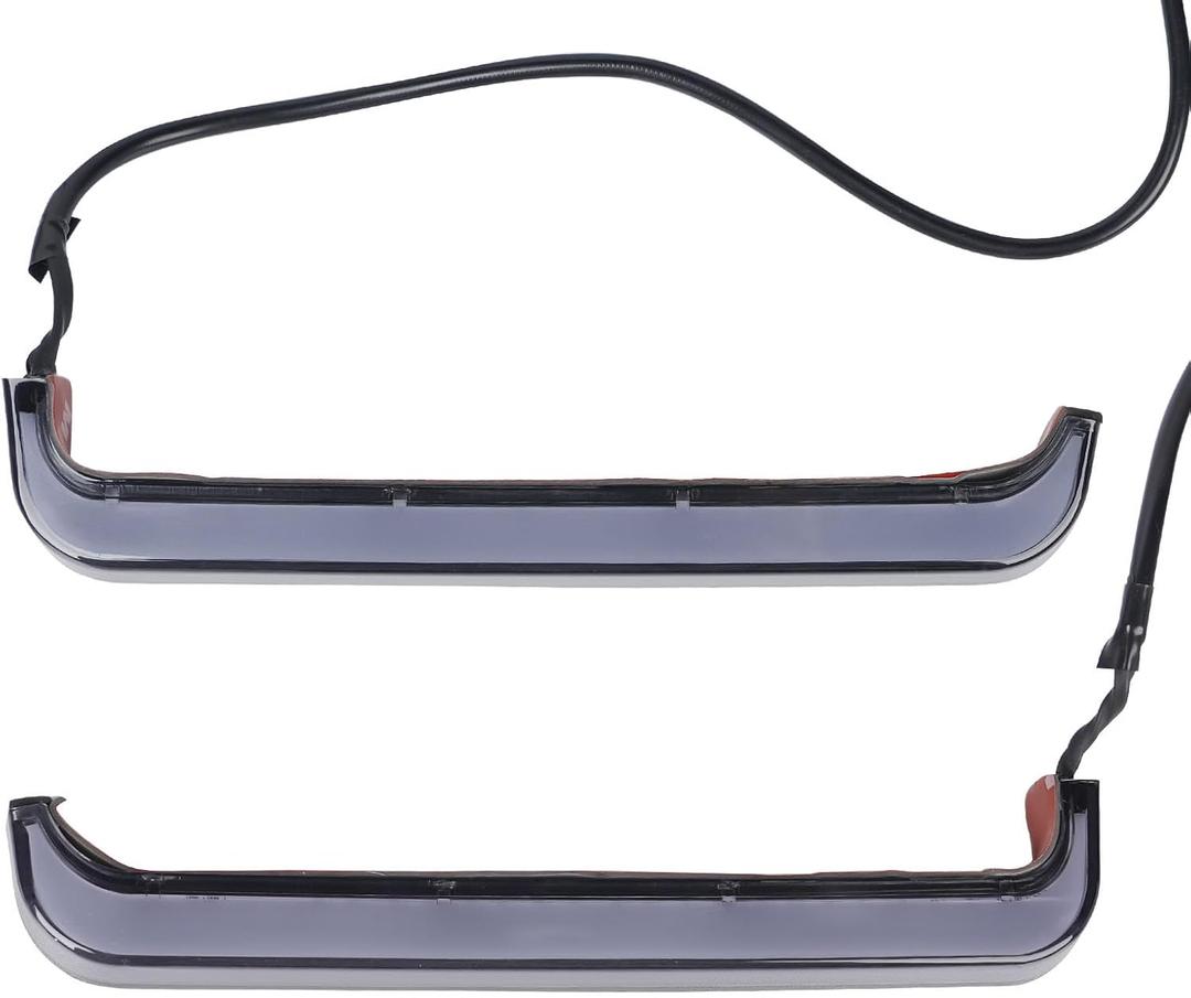 Motorcycle Tracer Saddlebag Turn Signals LED Light, Brake Light with Amber Flow Light for Harley CVO Street Glide Road Glide FLTRXSE 2024-2025 FLHX, ABS Plastic, Smoke (Smoky)