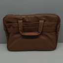 seyfocnia Leather Laptop Bag, Men's 15.6 Inche 17.3 Inche Messenger Briefcase Business Satchel Computer Handbag Shoulder Bag