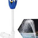 Pool Fountain Adjustable Flower Shape Waterfall Spray Pool Spray Fountain Sprinkler Inground and Above Ground Spray Pond Decor