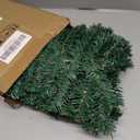 8.9 Ft Artificial Spruce Christmas Garland, Non-Lit Soft Green Holiday Decorations for Outdoor or Indoor Use, Premium PVC Home Garden Artificial Greenery, Wedding Party Decor(1 Pack)