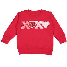 XOXO PATCH VALENTINE'S DAY SWEATSHIRT