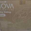 Jool Baby Nova Swing for Newborns - Electric Motorized Infant Swing, Bluetooth Music, 10 Preset Melodies, Remote (Updated Model, Sage)