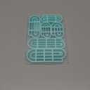 TAINSKY Paperclip Polymer Clay Cutters, Giant Paperclip Bookmark Creator for Polymer Clay Jewelry, 6 Pcs Reading Clay Cutters for Making Earrings Jewerly, Polymer Clay Earrings Tools