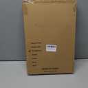 Aayoruro Serving Tray with Handles Set of 3 Rectangular Large Serving Platters 16.5/14.9/13.2 Inch White Plates for Dinner, Party, Entertaining, Transparent