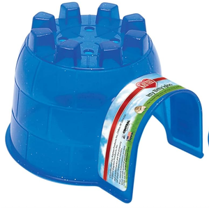 Kaytee Igloo Habitat Hideout For Pet Guinea Pigs, Ferrets, Dwarf Rabbits, Chinchillas, and Other Small Animals, Assorted colors, Large