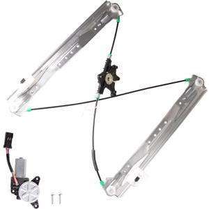 Front Left Driver Side Power Window Regulator with Motor Assembly Compatible for Dodge Grand Caravan 2008-2020 Chrysler Town & Country 2008-2016 Ram 2012-2015, Replacement 748-508