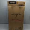 Rolling Makeup Train Case with 2 Large Drawers Cosmetology Case on Wheels Nail Carts Organizer Case Make Up Artist Tattoo Travel Case with Wheels Salon Trolley Black