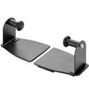 Katzco Magnetic Paper Towel Holder - 12x4x3-Inch Rubber-Coated Magnet Paper Towel Holder - Adjustable Towel Holder with Magnet Pads - Versatile Design for Fridge, Kitchen or Workbenches - Set of 2