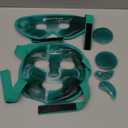 Medi Grade Cooling Ice Face Mask and Cooling Eye Mask for Puffy Eyes & Migraine Relief - Self Care Face Ice Pack with ChillGel Face Ice Mask Technology - Cooling Face Mask, Eye Pads and Bag (Green)