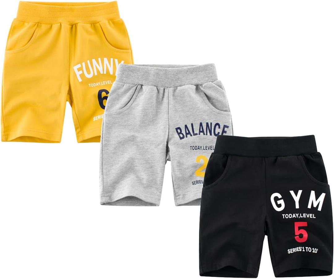 Toddler Boy's Summer Knit Shorts Camouflage 3 Pack 3T