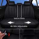 Coverado Seat Covers Full Set, Black Seat Covers for Cars 5 Seats, Car Seat Protector, Waterproof Nappa Leather Car Seat Cushion, Front and Rear Car Seat Cover Fit for Most Sedans SUV Pick-up Truck