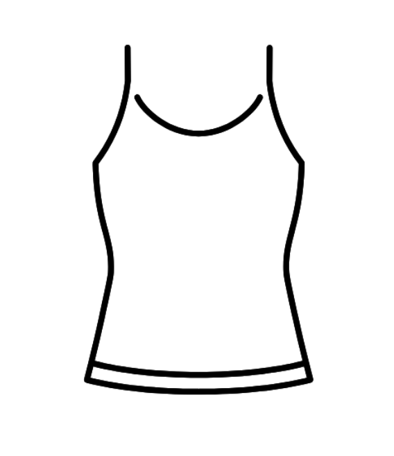 White Tank Top, 2XL