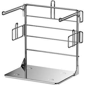 Grocery Bag Holder - Plastic Bag Organizer, Detachable Metal Shopping Bag Holder for Grocery Store & Business